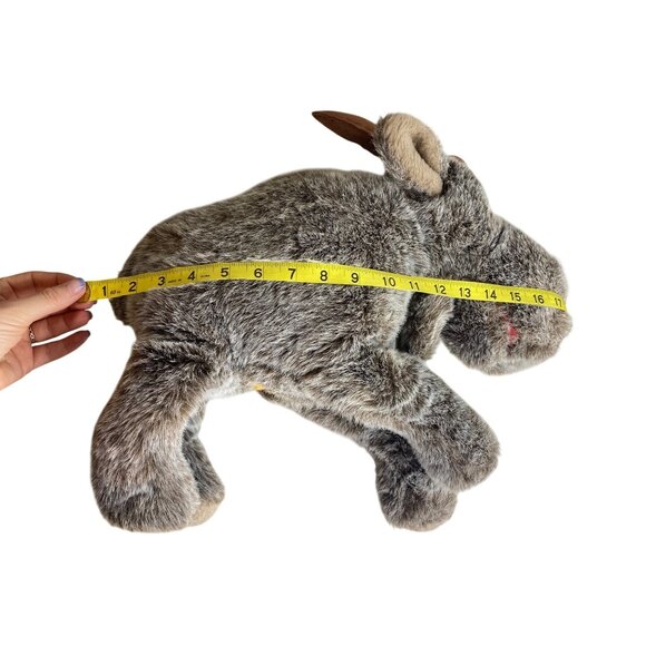 Vintage 1986 L.L. Bean Plush Hand Puppet Moose Stuffed Animal Toy By Douglas 18" - Picture 8 of 8